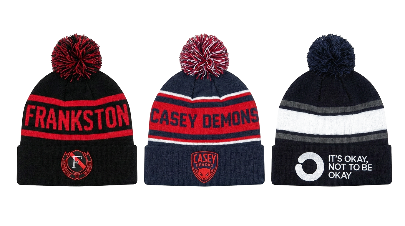 Custom embroidered beanies