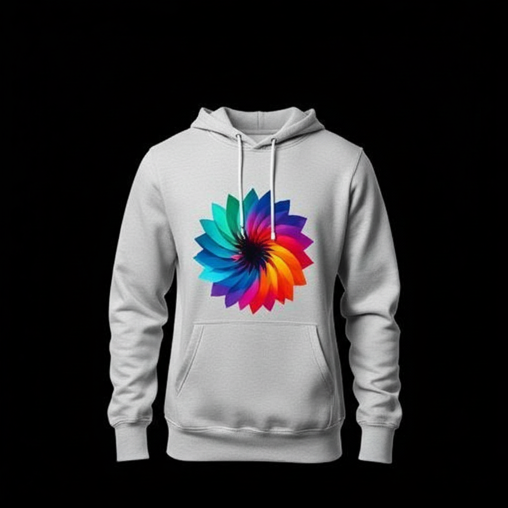 Hoodie with front print