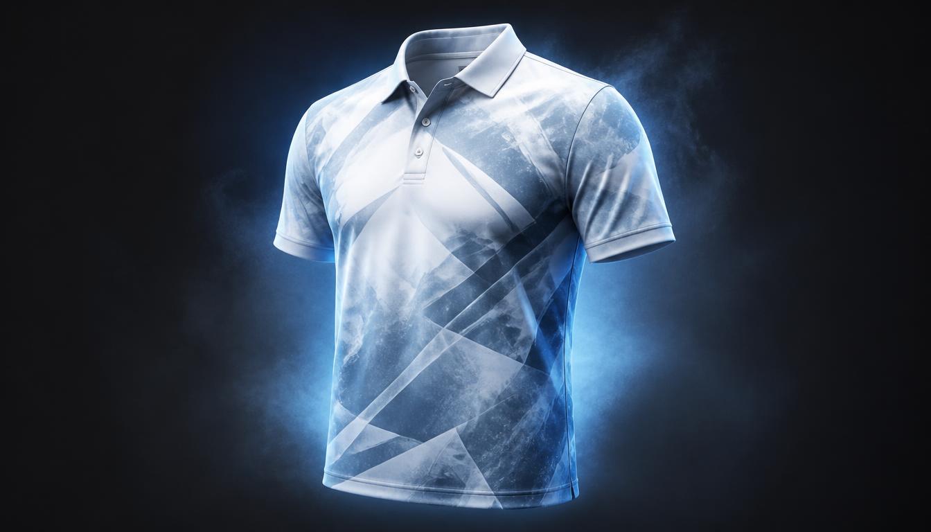 Ice Chill sublimated fabric — feels up to 20% cooler