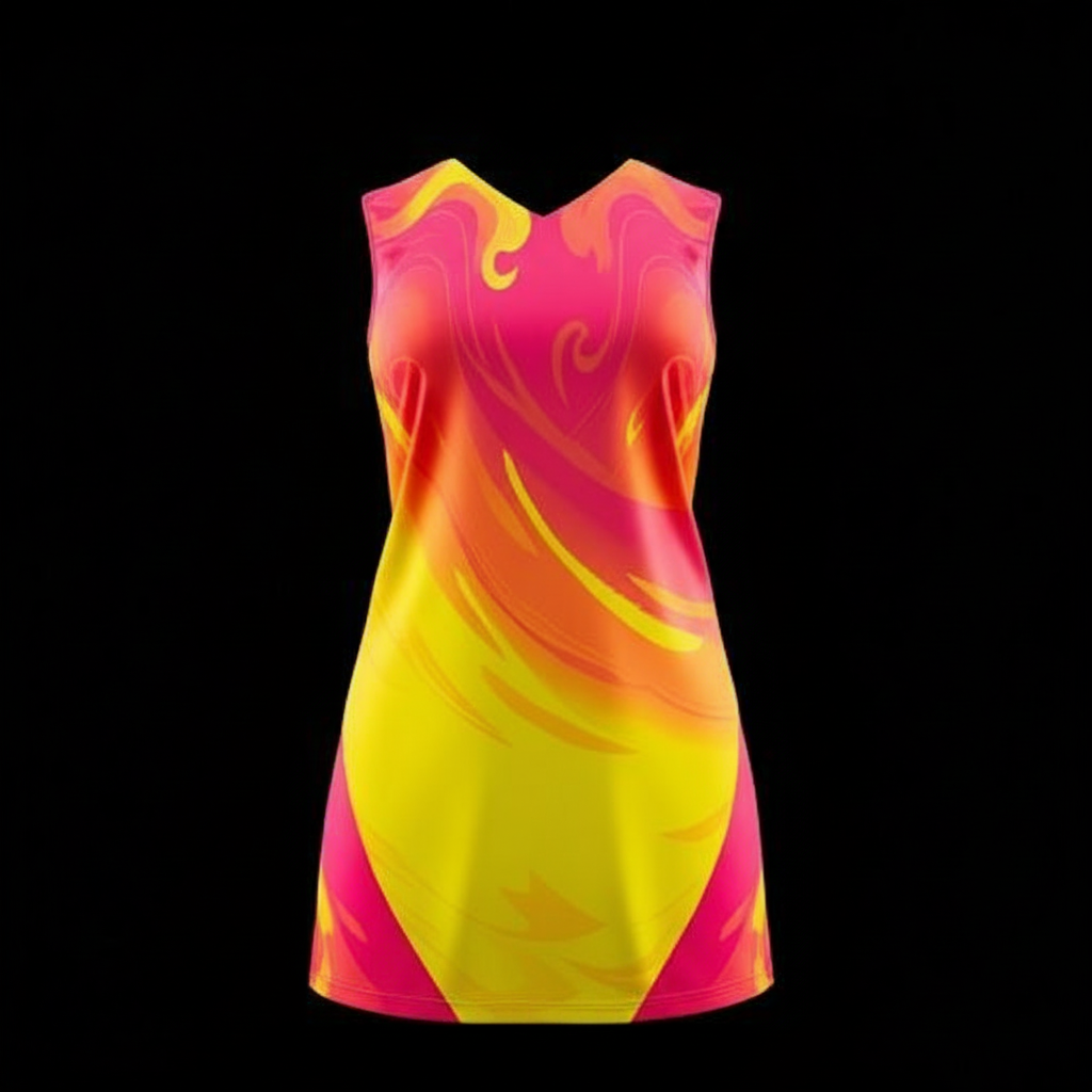 Custom netball dresses for Australian clubs