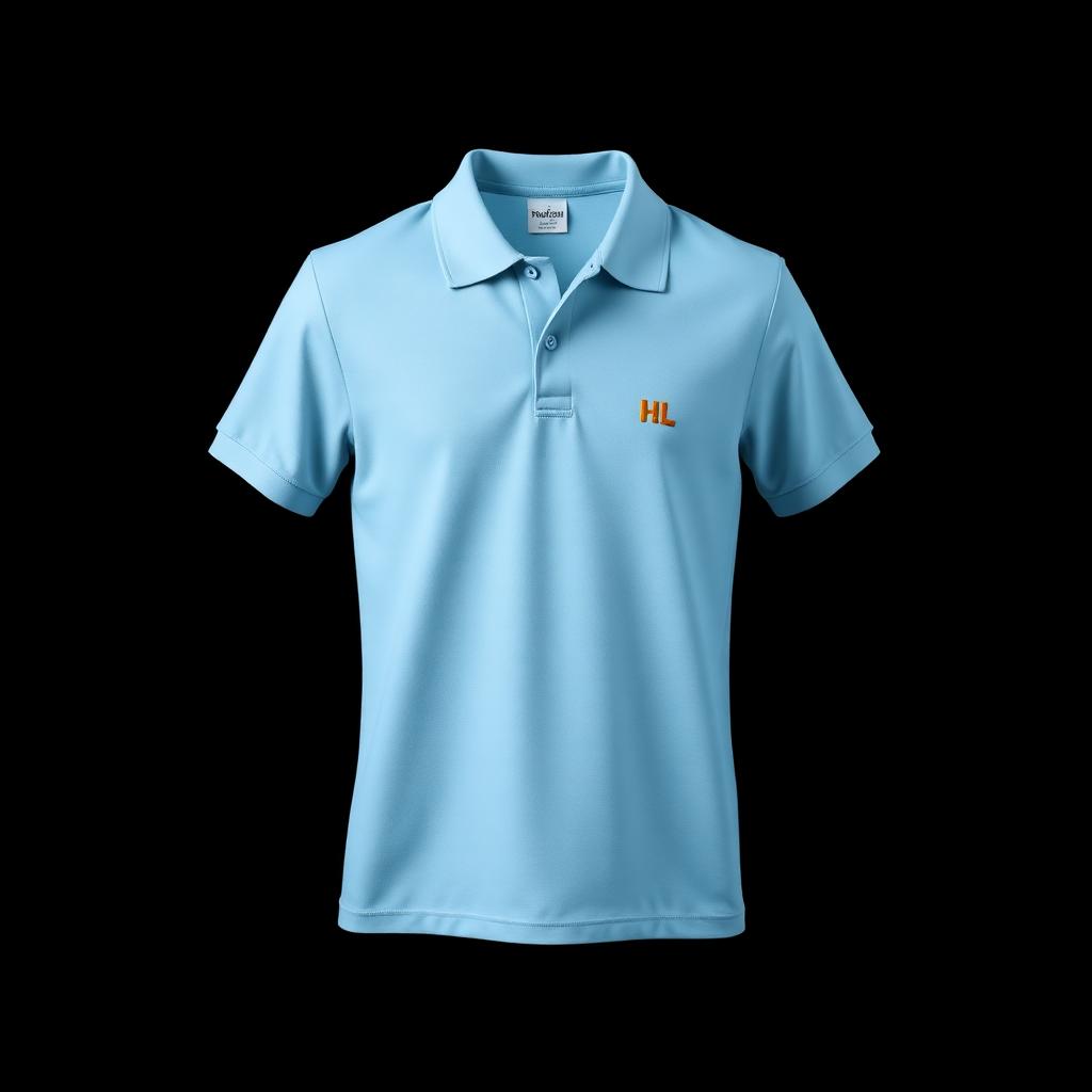 Polo with left chest embroidery